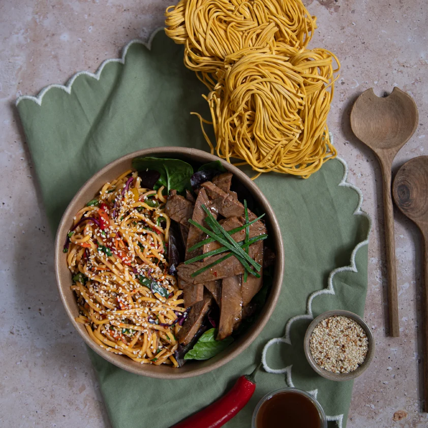 Beef Noodle Salad Bowl